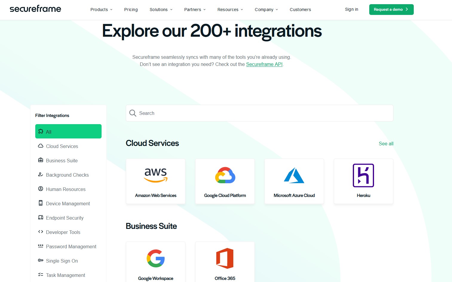 Secureframe Integrations